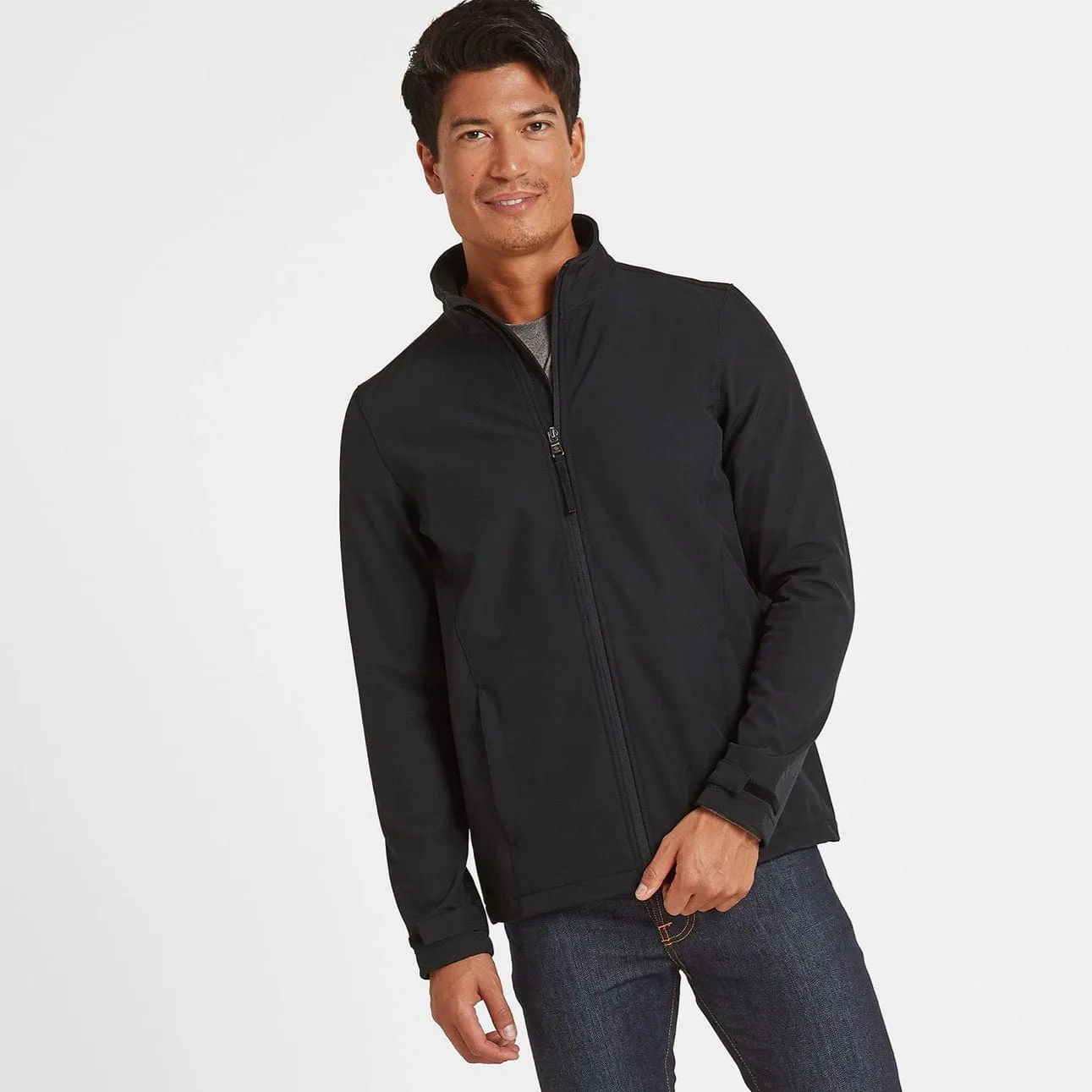 Valley Mens Softshell Jacket - Black