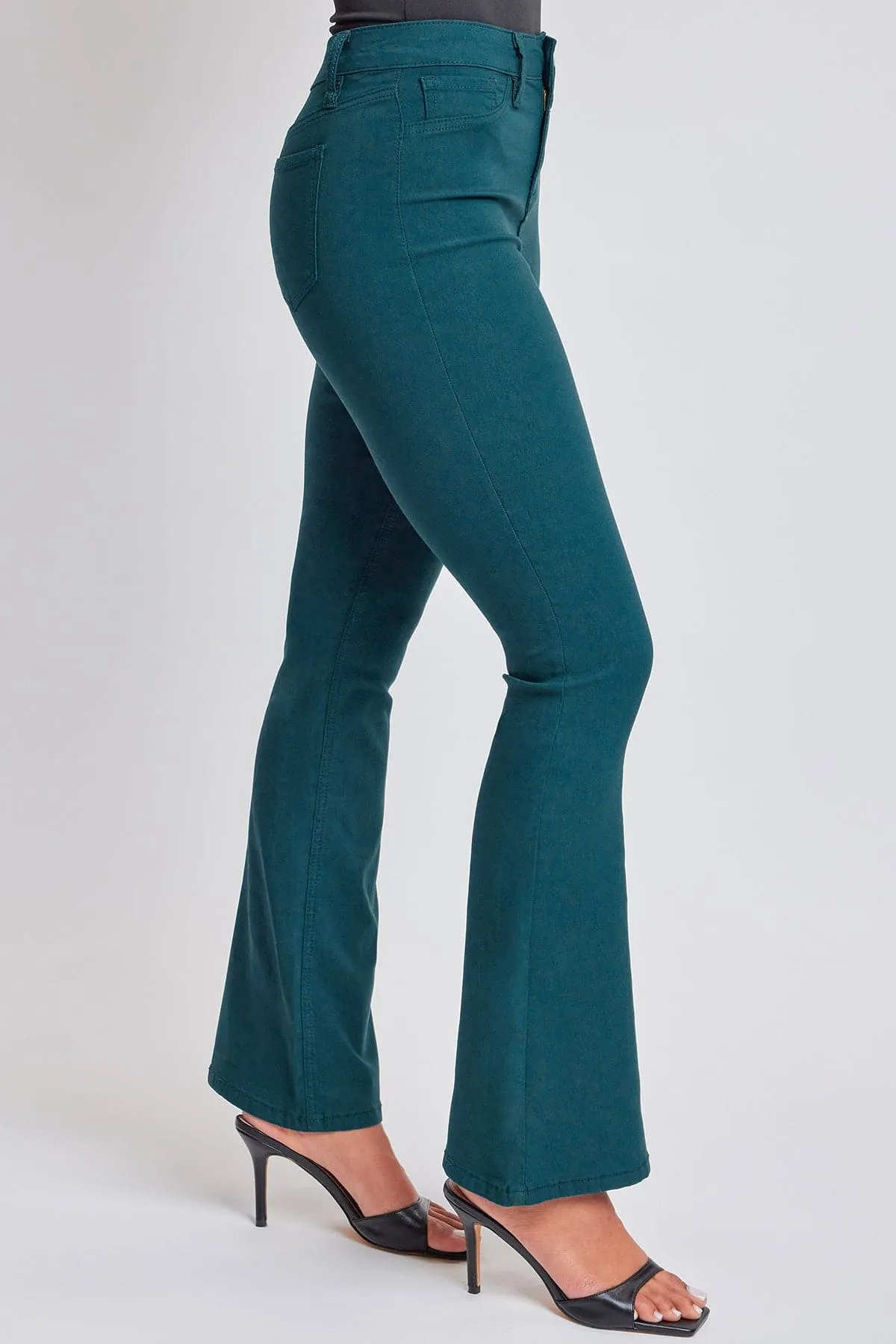 Women's Hyperstretch Flare Pants, Blue Steel